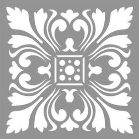 Artikel Karo Tulip 30x30 cm Fayans Duvar Mobilya Stencil Boyama Şablonu