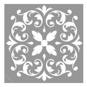 Artikel Karo Violet 30x30 cm Fayans Duvar Mobilya Stencil Boyama Şablonu