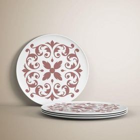 Artikel Karo Violet 30x30 cm Fayans Duvar Mobilya Stencil Boyama Şablonu