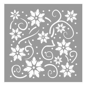 Artikel Kartanesi Çiçek Stencil Boyama Şablonu