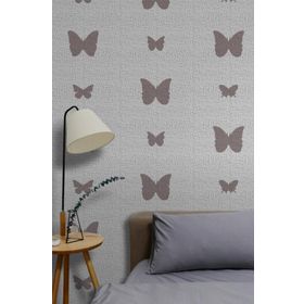 Artikel Kelebekler 2 30x30 cm Fayans Duvar Mobilya Stencil Boyama Şablonu