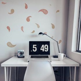 Artikel Kiremit Paisley Duvar Stickerı