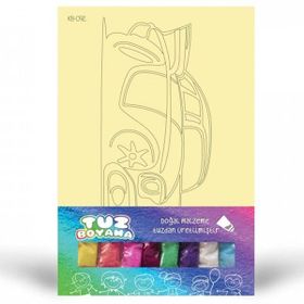 Artikel Klasik Araba-1 16,5x23 cm Tuz Boyama Sanatı