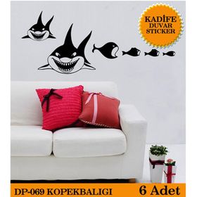 Artikel Köpekbalığı Duvar Stickerı