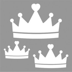 Artikel Kraliçe Taçları Stencil Boyama Şablonu