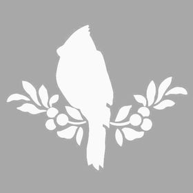Artikel Kuş Desen Stencil Boyama Şablonu