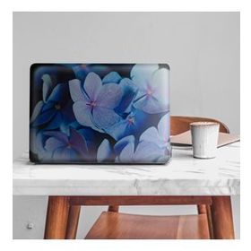 Artikel Lila Ortanca Çiçekleri Notebook Sticker