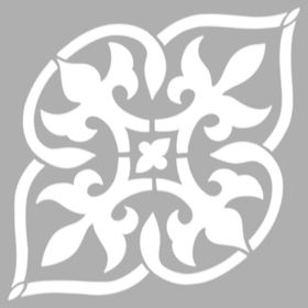 Artikel Lover Damask 30x30 cm Fayans Duvar Mobilya Stencil Boyama Şablonu