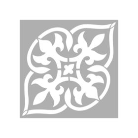 Artikel Lover Damask 30x30 cm Fayans Duvar Mobilya Stencil Boyama Şablonu