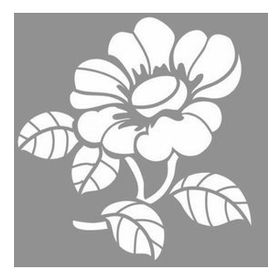 Artikel Magnolia 30x30 cm Fayans Duvar Mobilya Stencil Boyama Şablonu