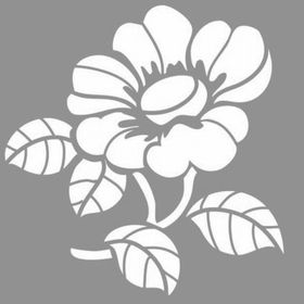 Artikel Magnolia 30x30 cm Fayans Duvar Mobilya Stencil Boyama Şablonu