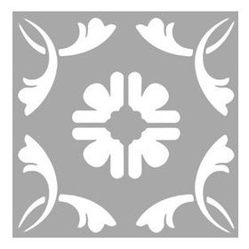 Artikel Manat Karo 30x30 cm Fayans Duvar Mobilya Stencil Boyama Şablonu