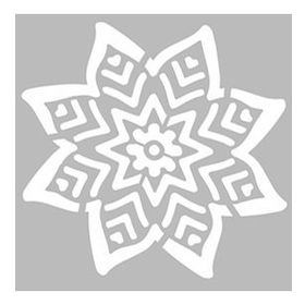 Artikel Mandala 17 30x30 cm Fayans Duvar Mobilya Stencil Boyama Şablonu