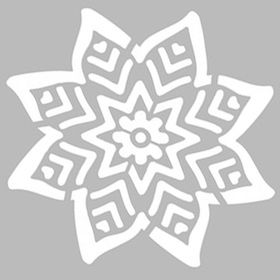 Artikel Mandala 17 30x30 cm Fayans Duvar Mobilya Stencil Boyama Şablonu