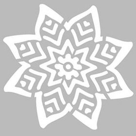 Artikel Mandala 17 30x30 cm Fayans Duvar Mobilya Stencil Boyama Şablonu