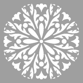 Artikel Mandala 19 30x30 cm Fayans Duvar Mobilya Stencil Boyama Şablonu