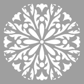 Artikel Mandala 19 30x30 cm Fayans Duvar Mobilya Stencil Boyama Şablonu