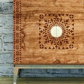 Artikel Mandala 2 30x30 cm Fayans Duvar Mobilya Stencil Boyama Şablonu