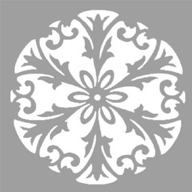 Artikel Mandala 20 30x30 cm Fayans Duvar Mobilya Stencil Boyama Şablonu