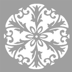 Artikel Mandala 20 30x30 cm Fayans Duvar Mobilya Stencil Boyama Şablonu
