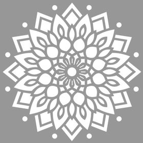 Artikel Mandala 22 30x30 cm Fayans Duvar Mobilya Stencil Boyama Şablonu