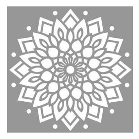 Artikel Mandala 22 30x30 cm Fayans Duvar Mobilya Stencil Boyama Şablonu