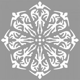 Artikel Mandala 28 30x30 cm Fayans Duvar Mobilya Stencil Boyama Şablonu