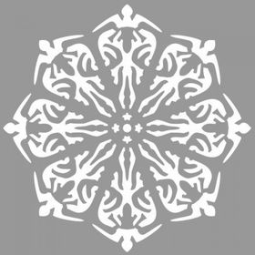 Artikel Mandala 28 30x30 cm Fayans Duvar Mobilya Stencil Boyama Şablonu