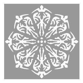 Artikel Mandala 28 30x30 cm Fayans Duvar Mobilya Stencil Boyama Şablonu