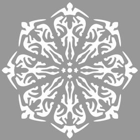 Artikel Mandala 28 30x30 cm Fayans Duvar Mobilya Stencil Boyama Şablonu