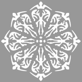 Artikel Mandala 28 30x30 cm Fayans Duvar Mobilya Stencil Boyama Şablonu