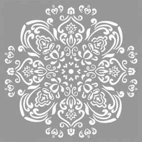 Artikel Mandala 29 30x30 cm Fayans Duvar Mobilya Stencil Boyama Şablonu