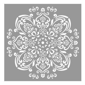 Artikel Mandala 29 30x30 cm Fayans Duvar Mobilya Stencil Boyama Şablonu