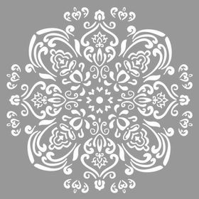 Artikel Mandala 29 30x30 cm Fayans Duvar Mobilya Stencil Boyama Şablonu