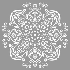 Artikel Mandala 29 30x30 cm Fayans Duvar Mobilya Stencil Boyama Şablonu