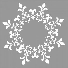 Artikel Mandala 31 30x30 cm Fayans Duvar Mobilya Stencil Boyama Şablonu