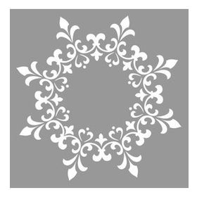 Artikel Mandala 31 30x30 cm Fayans Duvar Mobilya Stencil Boyama Şablonu