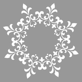 Artikel Mandala 31 30x30 cm Fayans Duvar Mobilya Stencil Boyama Şablonu