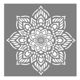 Artikel Mandala 36 30x30 cm Fayans Duvar Mobilya Stencil Boyama Şablonu