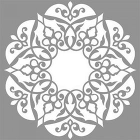 Artikel Mandala 38 30x30 cm Fayans Duvar Mobilya Stencil Boyama Şablonu