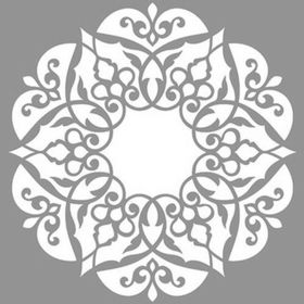 Artikel Mandala 38 30x30 cm Fayans Duvar Mobilya Stencil Boyama Şablonu