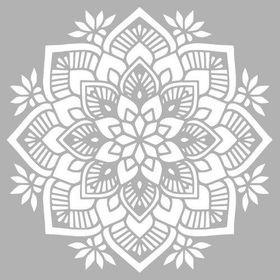 Artikel Mandala 6 30x30 cm Fayans Duvar Mobilya Stencil Boyama Şablonu