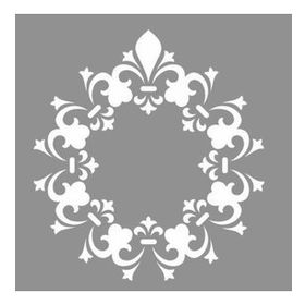 Artikel Mandala Çerçeve 30x30 cm Duvar Fayans Mobilya Stencil Boyama Şablonu