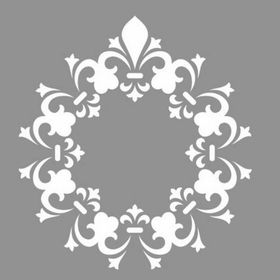 Artikel Mandala Çerçeve 30x30 cm Duvar Fayans Mobilya Stencil Boyama Şablonu