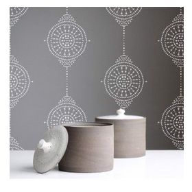 Artikel Mandala Desen 50x70 cm Duvar Fayans Mobilya Stencil Boyama Şablonu