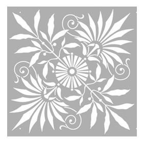 Artikel Marigold Çiçek Stencil Boyama şablonu 30x30 cm Duvar Stencil