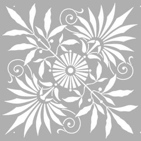 Artikel Marigold Çiçek Stencil Boyama şablonu 30x30 cm Duvar Stencil