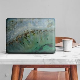 Artikel Mavi Altın Agate Dilimi Notebook Sticker