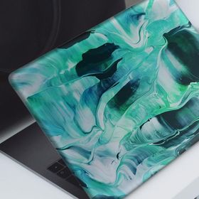 Artikel Mavi Fırça Darbeleri Notebook Sticker