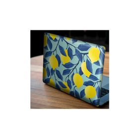 Artikel Mavi Üzerine Limon Deseni Notebook Sticker